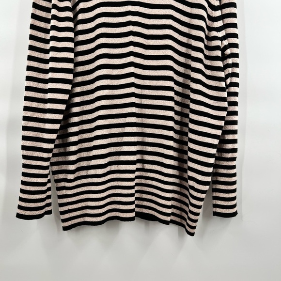 Lane Bryant striped turtleneck long sleeve sweater peekaboo 22/24 - Picture 7 of 11
